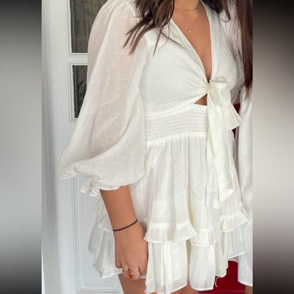 White Hello Molly Dress